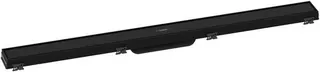 Hansgrohe Duschrinne RainDrain Match, mit höhenverstellbarem Rahmen 900mm, mattschwarz