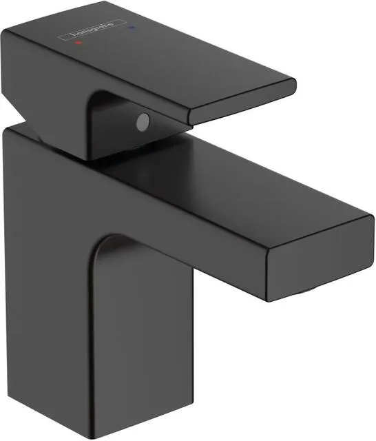Hansgrohe VERNIS Shape 70 Waschtisch Armatur, mit Ablaufgarnitur 1 1/4", mattschwarz