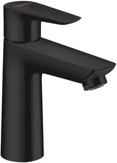 Hansgrohe TALIS E 110 Waschtisch Armatur, mit Ablaufgarnitur, mattschwarz