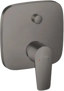 Hansgrohe TALIS E Fertigset Badearmatur, Unterputz, brushed black chrome
