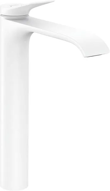 Hansgrohe VIVENIS 250 Waschtisch Armatur für Waschschüssel, Ablaufgarnitur 1 1/4" mattweiß