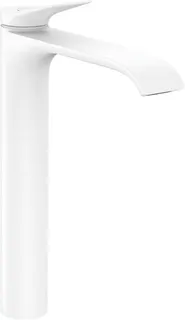 Hansgrohe VIVENIS 250 Waschtisch Armatur für Waschschüssel, Ablaufgarnitur 1 1/4" mattweiß