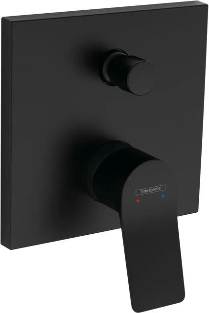 Hansgrohe VIVENIS Fertigset, Unterputz, Badearmatur, mattschwarz