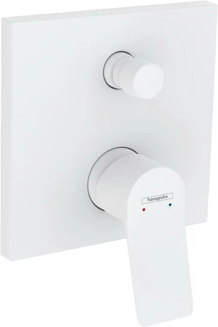 Hansgrohe VIVENIS Fertigset Badearmatur, Unterputz, mattweiß