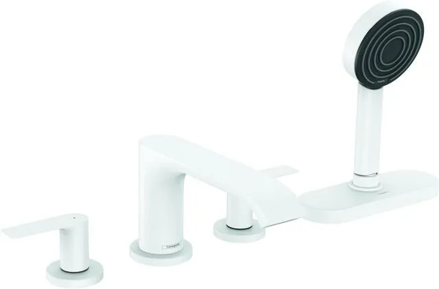 Hansgrohe VIVENIS Fertigset, für 4-Loch-Wannenrandarmatur, mit sBox mattweiß