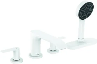 Hansgrohe VIVENIS Fertigset, für 4-Loch-Wannenrandarmatur, mit sBox mattweiß