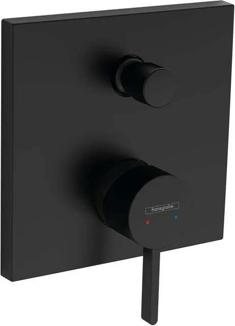 Hansgrohe FINORIS Fertigset Badearmatur, Unterputz, mit Sicherungskombination, mattschwarz