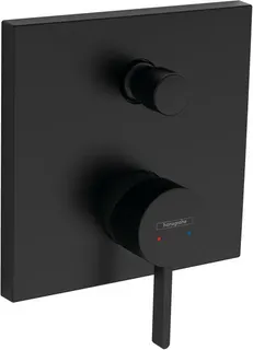 Hansgrohe FINORIS Fertigset Badearmatur, Unterputz, mit Sicherungskombination, mattschwarz