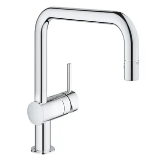 Grohe Minta Spültisch Küchen Armatur, mit Ausziehbrause, chrom
