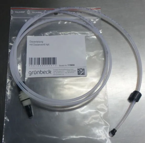 Grünbeck Dosierleitung mit Dosierventil