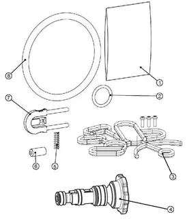 Grünbeck Servicekit Steuerventil mit Injektor softliQ:SC/SD18