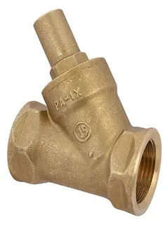 Rückschlagventil, schrägsitz, Messing, 1/2" (DN15)