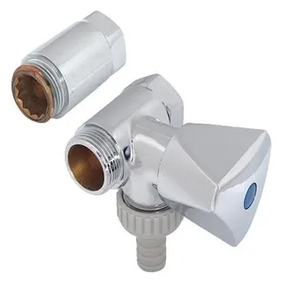 Schlösser Nebenanschlussventil, 3/4", poliert verchromt