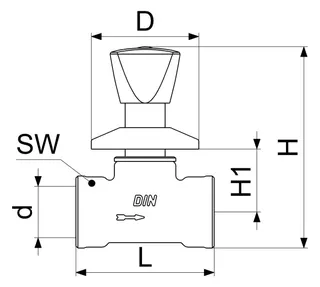 Schlösser Unterputzventil 1/2". inklusive Fertigset – Bild 2