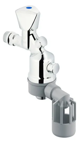 Schlösser Auslaufventil mit Systemtrenner, matt chrom, 1/2"