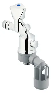 Schlösser Auslaufventil mit Systemtrenner, matt chrom, 1/2"