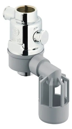 Schlösser Systemtrenner mit Ablauftrichter, 1/2", matt chrom