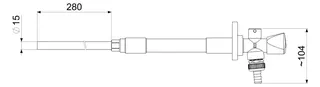 Schlösser Frost-Tec easy Außenarmatur, längenverstellbar, 1/2" – Bild 2