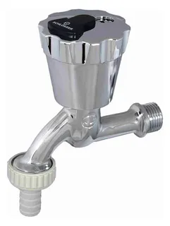 Schlösser Auslaufventil, mit Wasser Safe Oberteil, abschliessbar,1/2", poliert chrom