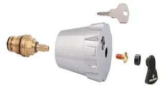 Schlösser Oberteil, abschließbar, Wasser Safe, 1/2", Griff chrom