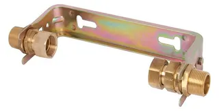 Schlösser Wasserzähler Anschlussbügel, waagrecht, starr, 1"
