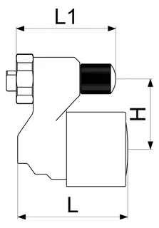 Schlösser Ventilzähler Armatur, für Warmwasser, inkl. Eichgebühr – Bild 2