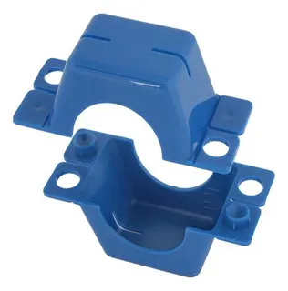 Schlösser Plombierschelle 2-teilig, blau, 3/4"