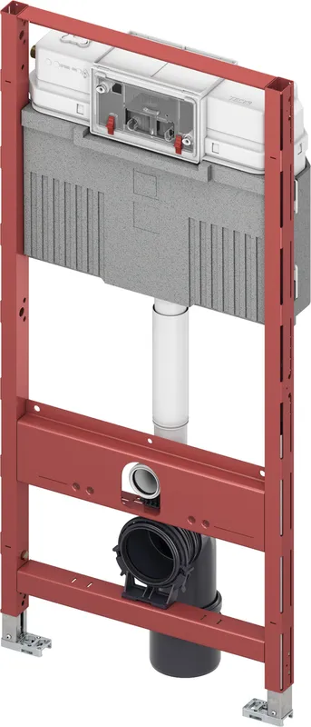 Tece TECEprofil WC Modul mit Uni-Spülkasten, Bauhöhe 1120 mm