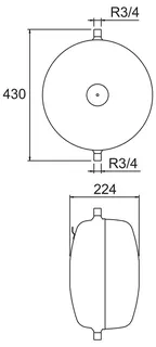 PNEUMATEX Druckausdehnungsgefäß Aquapresso ADF 18.10 – Bild 2