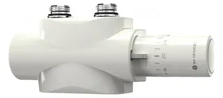 HEIMEIER Ventil Multilux 4-Set Halo Zweirohr- und Einrohr, weiß RAL 9016