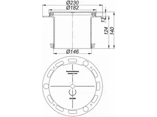 Dallmer Aufstockelement DallDrain, kürzbar 19 - 125mm – Bild 2