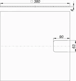 Dallmer Schallschutzmatte DallDrain 380 x 380 mm – Bild 2