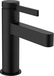 Hansgrohe FINORIS 100 Waschtisch Armatur, mit Push-Open Ablaufgarnitur 1 1/4" mattschwarz