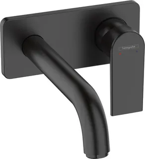 Hansgrohe Fertigmontageset VERNIS Shape, für Unterputz-2-Loch-Waschtischarmatur, mattschwarz