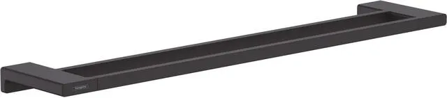 Hansgrohe Doppelbadetuchhalter AddStoris, 648mm mattschwarz