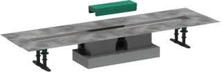 Hansgrohe Komplettset uBox universal, für Duschrinnen Fertigsets, Standard 900mm