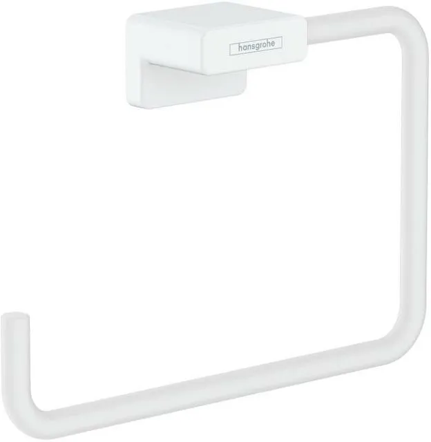Hansgrohe Handtuchring AddStoris, mattweiß