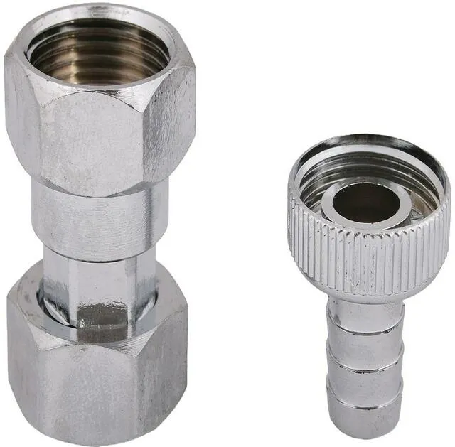 Schlösser Zapfhahnzähler Verschraubung, verchromt 3/4"