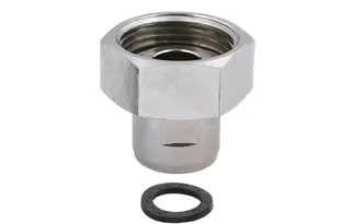 Schlösser Eingangsverschraubung für Waschtischzähler, verchromt 3/4"