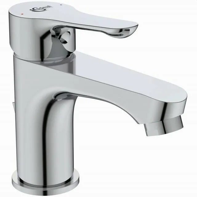 Ideal Standard Alpha Waschtisch Armatur, mit Metall Ablaufgarnitur chrom