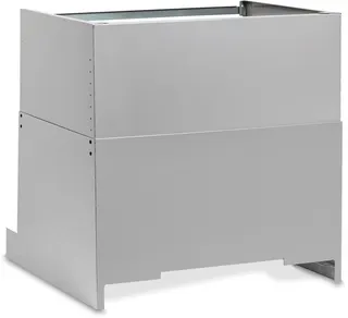 BOSCH Zubehör für Solewärmepumpen Verrohrungsblende silber 2,08-2,4m