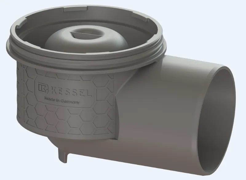 KESSEL-Grundkörper Practicus DN100 seitl. m. GV.