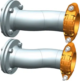 BOSCH Installationszubehör für GC7000 WP Victaulic Flansch Verbinder 4"
