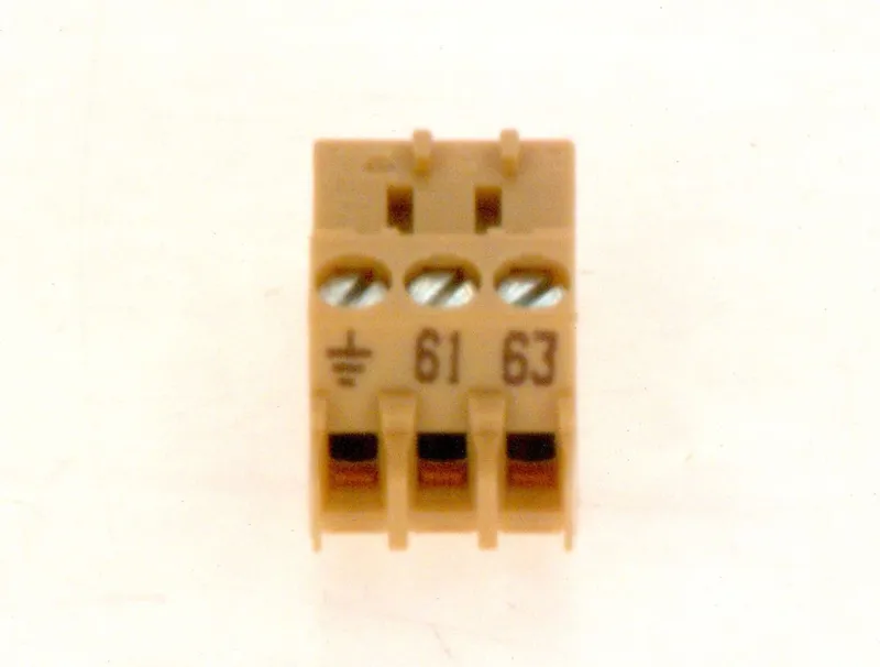 SIEGER Ersatzteil TTNR: 8718585550 Anschlussklemme 3-pol 61/63 beige everp