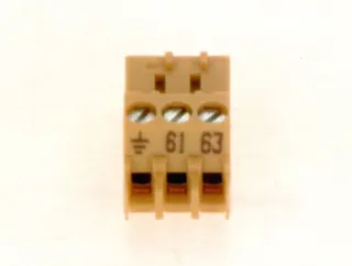 SIEGER Ersatzteil TTNR: 8718585550 Anschlussklemme 3-pol 61/63 beige everp