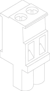 JU/BO/SI Ersatzteil TTNR: 8718585576 Anschlussklemme 2-pol FR Maigrün everp