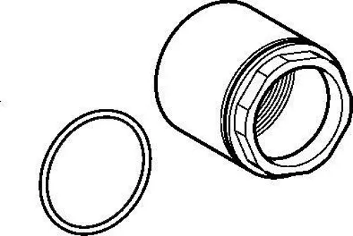 Hansa Ringmutter, M52 x 1 SW 45