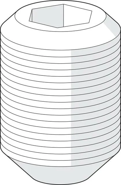 Hansa Gewinde-Stift, M 5x6, SW 2,5