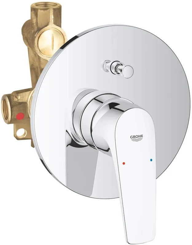 Grohe Start Flow Unterputz Badearmatur, inklusive Einbaukörper