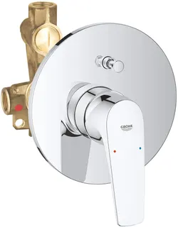 Grohe Start Flow Unterputz Badearmatur, inklusive Einbaukörper